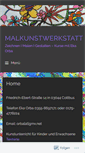 Mobile Screenshot of malkunstwerkstatt.com